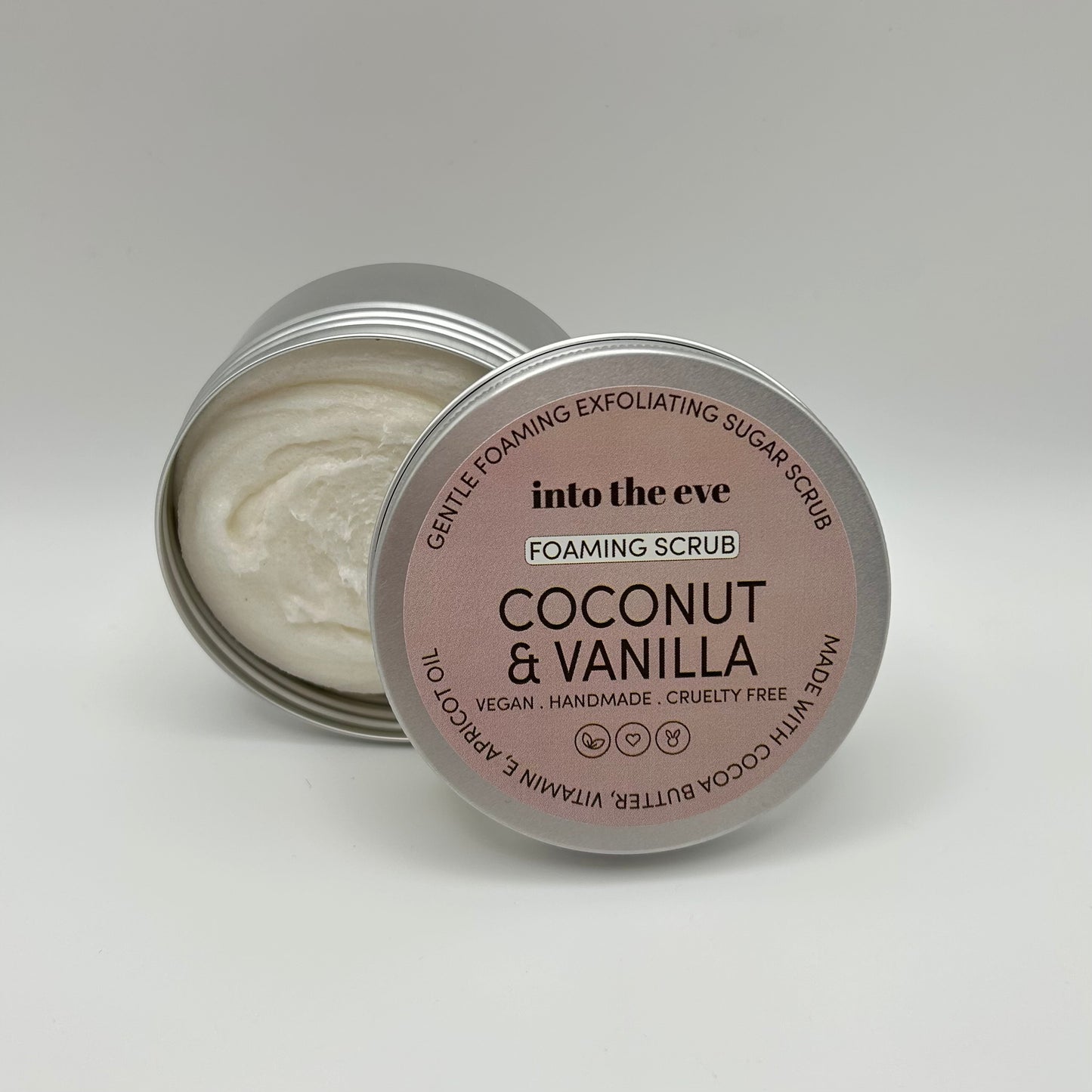 Coconut & Vanilla Foaming Sugar Scrub