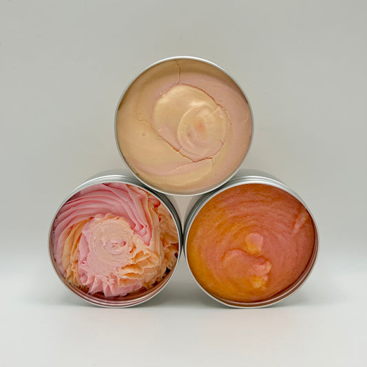 Honeysuckle BUNDLE - Whipped Soap, Body Butter, Scrub