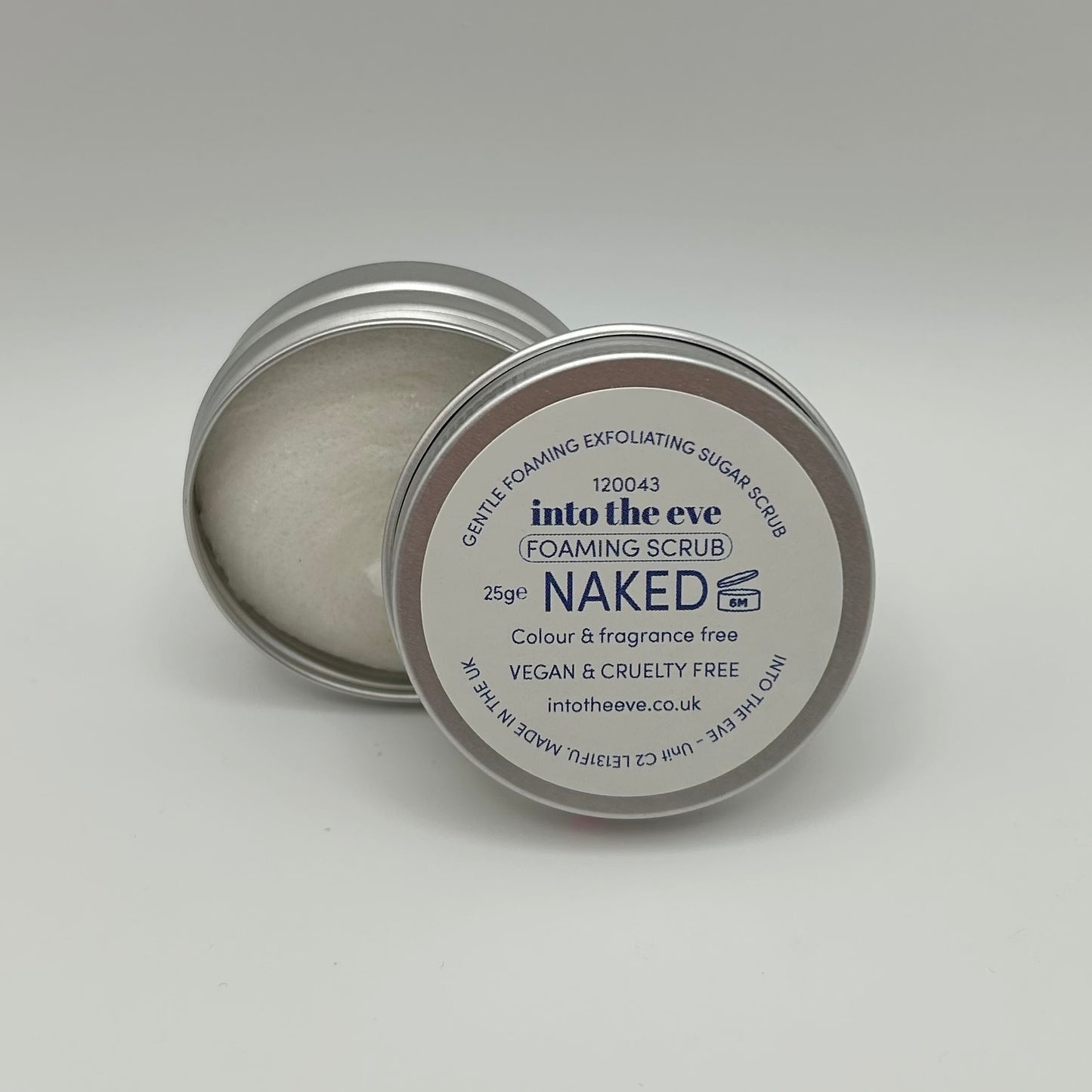 Naked Foaming Sugar Scrub