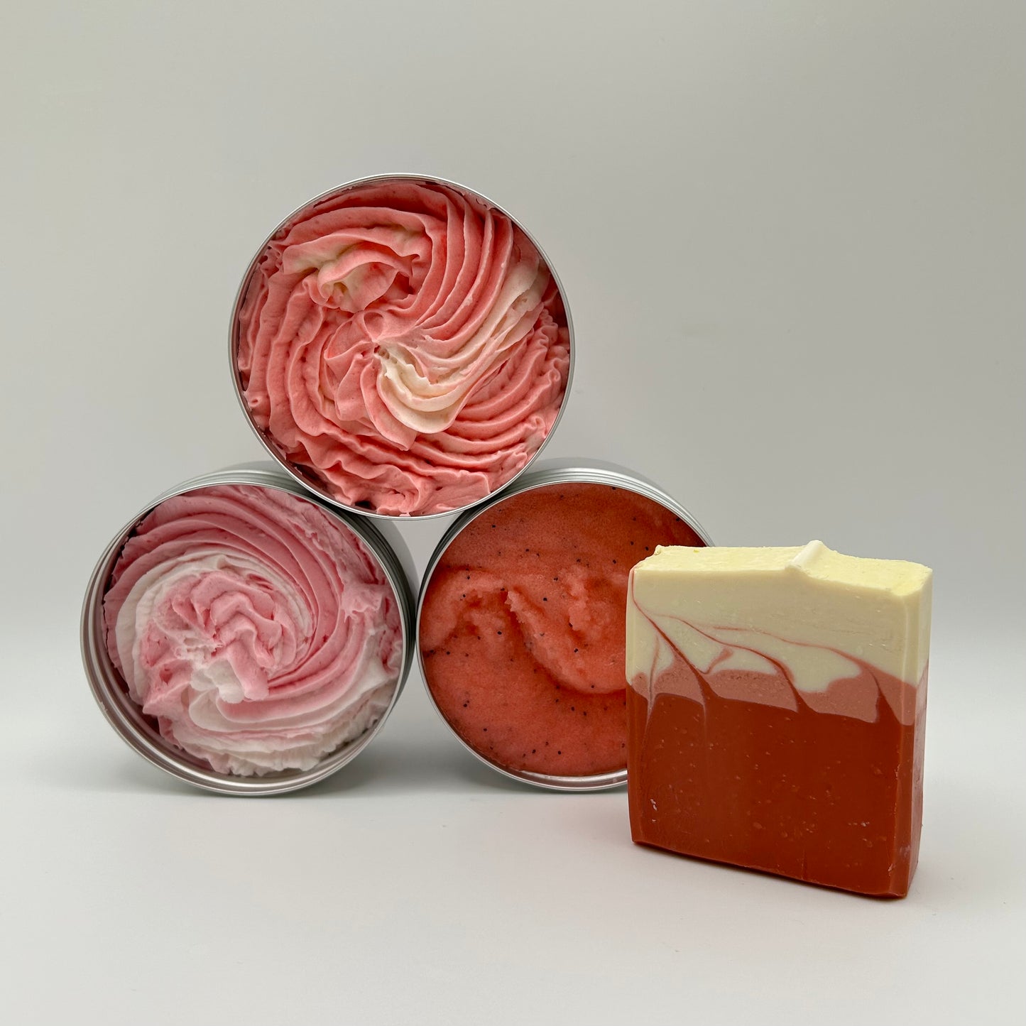 Juicy Strawberry BUNDLE - Soap, Body Scrub, Body Butter