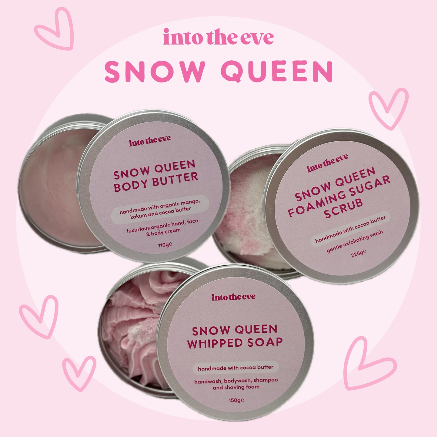 Snow Queen BUNDLE - Soap, Body Scrub, Body Butter