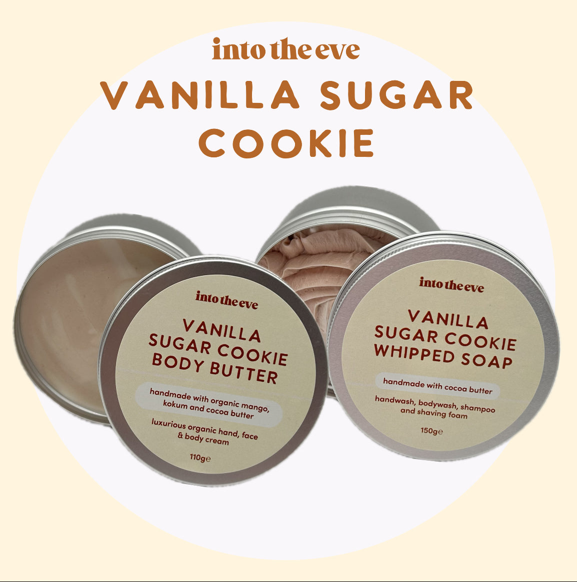 PREORDER Vanilla Sugar Cookie Duo - Body Butter & Whipped Soap