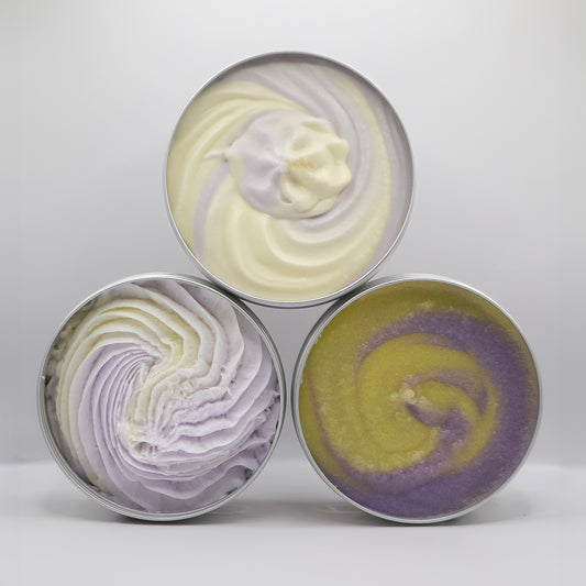 Unwind BUNDLE - Soap, Body Scrub, Body Butter