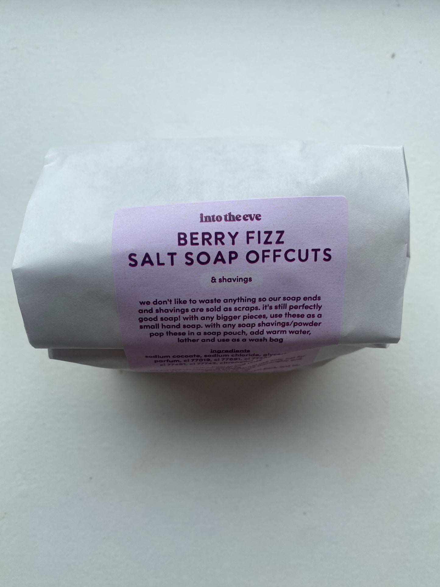 Berry Fizz Salt Soap Bar Offcuts