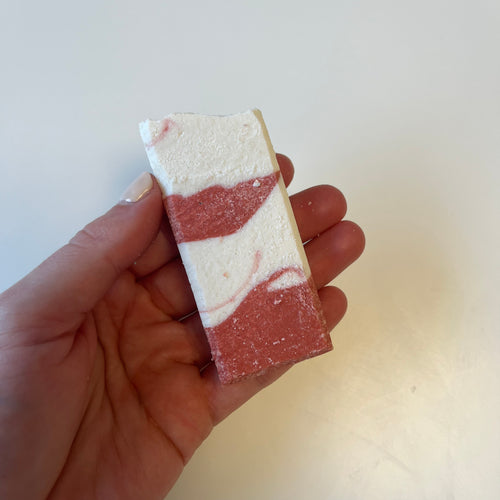 SAMPLE Frosted Cranberry salt soap - Intotheeve