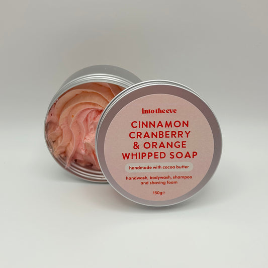 Cinnamon Cranberry Orange Whipped Soap