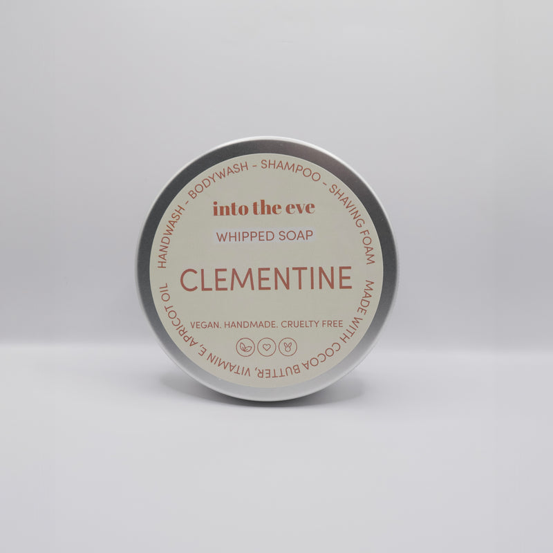 Clementine whipped soap