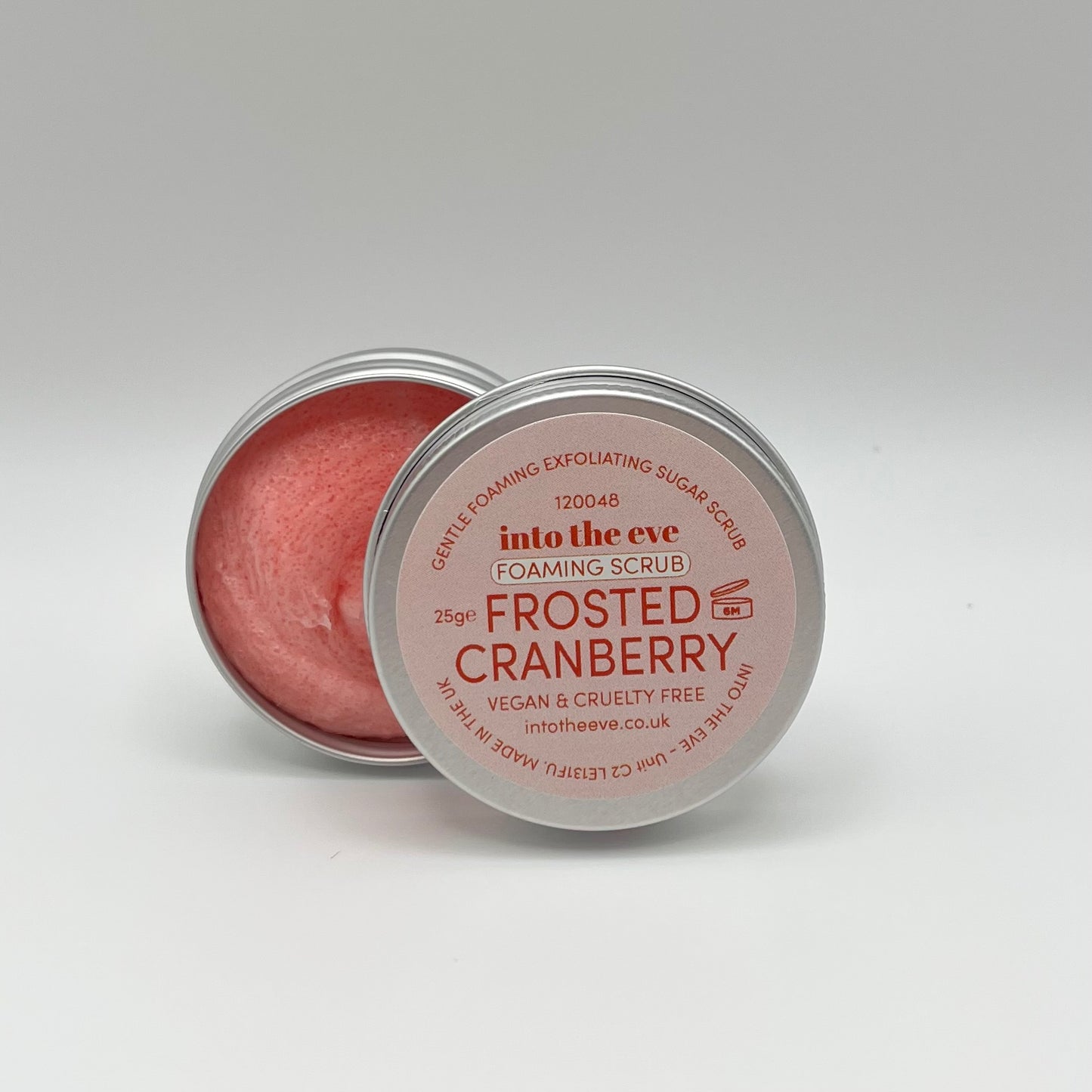 PREORDER Frosted Cranberry Foaming Sugar Scrub