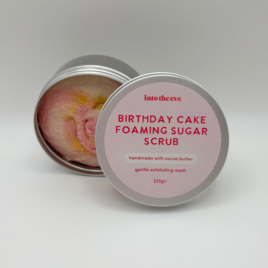 Birthday Cake Foaming Sugar Scrub