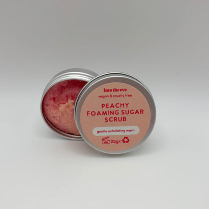 Peachy Foaming Sugar Scrub