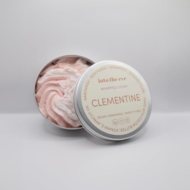 Clementine whipped soap
