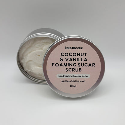 Coconut & Vanilla Foaming Sugar Scrub