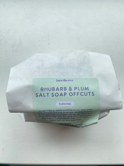 Rhubarb & Plum Salt Soap Bar Offcuts