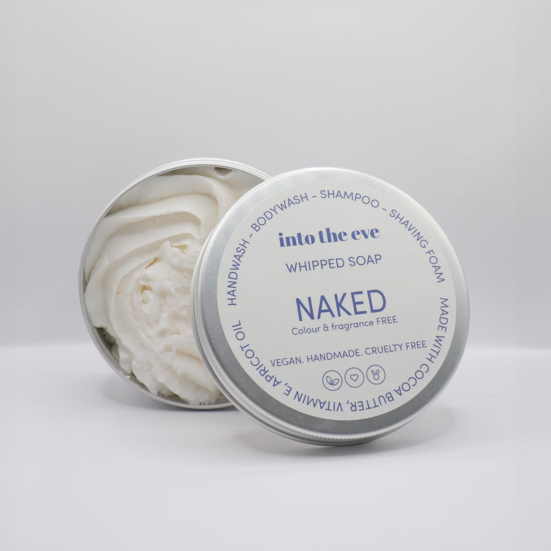 Naked whipped soap