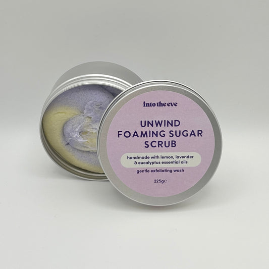 Unwind Foaming Sugar Scrub
