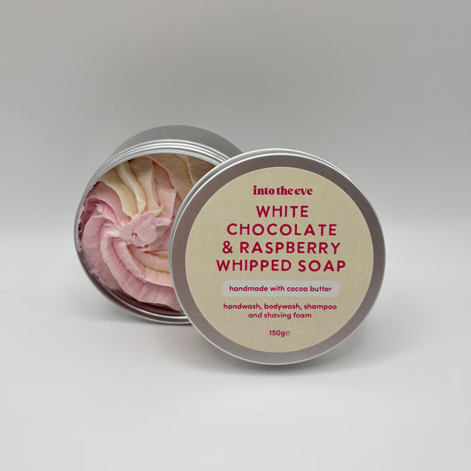 White Chocolate & Raspberry Whipped Soap