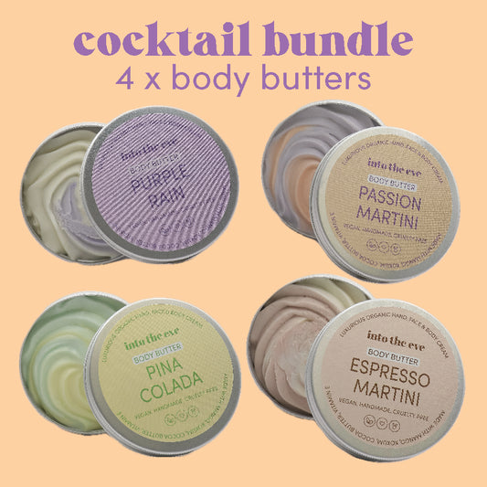 Cocktail Body Butter BUNDLE - 4 x Body Butters