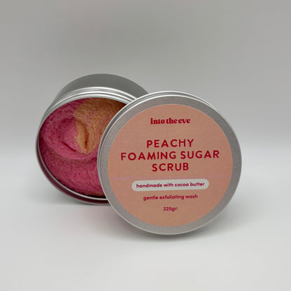 Peachy Foaming Sugar Scrub
