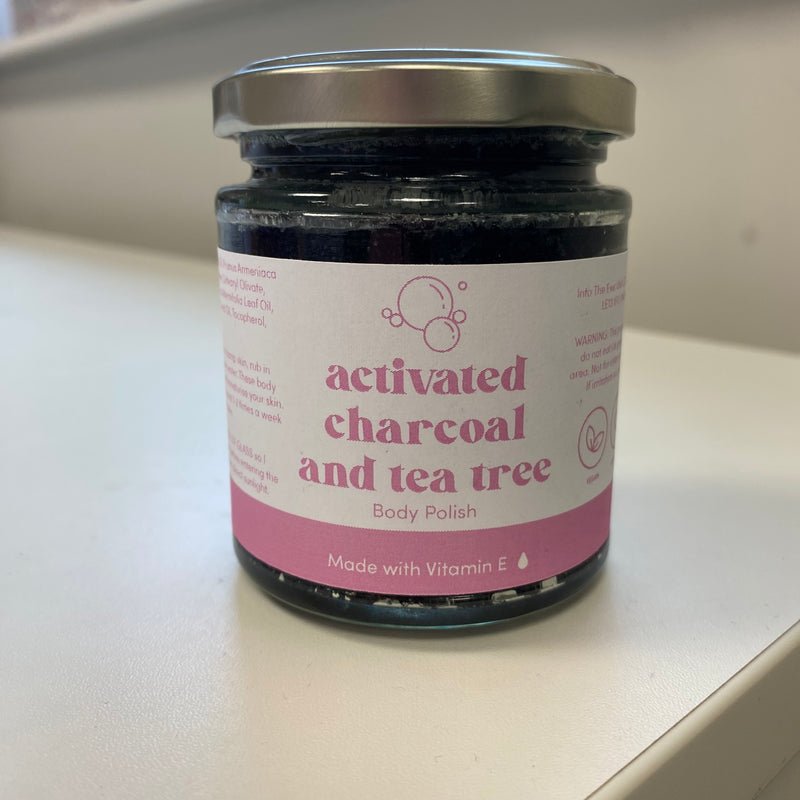 SALE Activated Charcoal & Tea Tree Body Polish