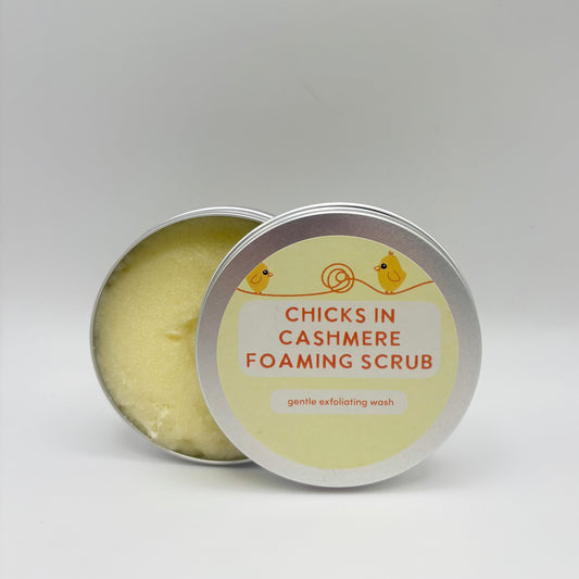 Chicks in Cashmere Foaming Sugar Scrub