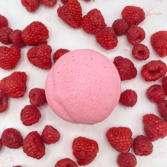 Raspberry Bath Bomb