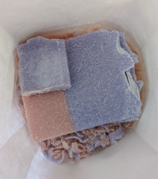 Pink Pepper Salt Soap OFFCUTS