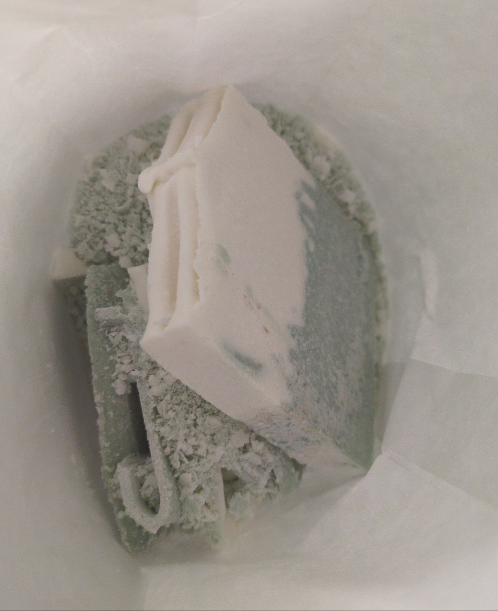 Fresh Mint & Rhubarb Salt Soap OFFCUTS
