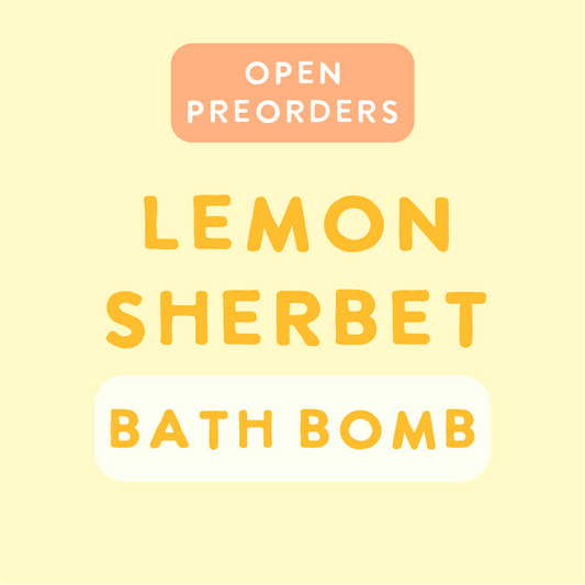 Preorder Lemon Sherbet Bath Bomb