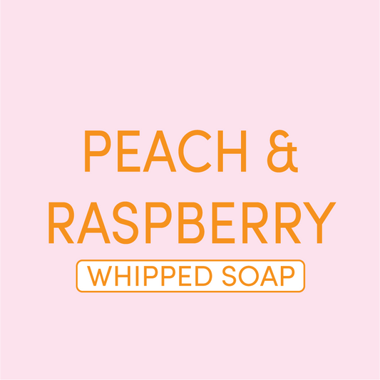 Peach & Raspberry Whipped Soap