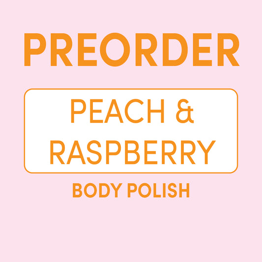 PREORDER Peach & Raspberry Body Polish