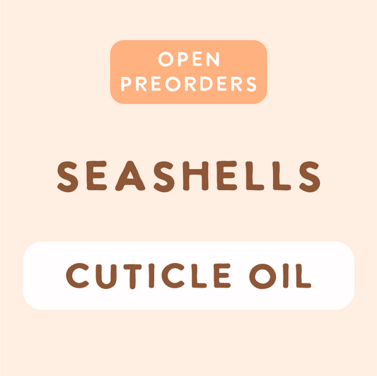 Preorder Seashells Cuticle Oil