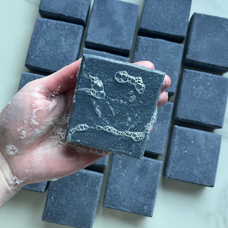 Activated Charcoal & Tea Tree - salt soap - Intotheeve